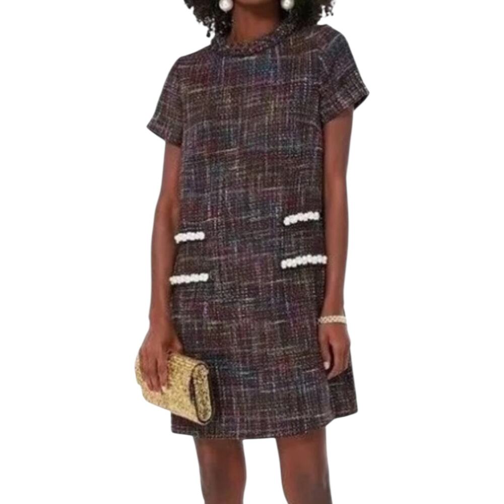 NWT Tuckernuck Cameran Eubanks Wimberly Gemstone Tweed Jacqueline Dress S